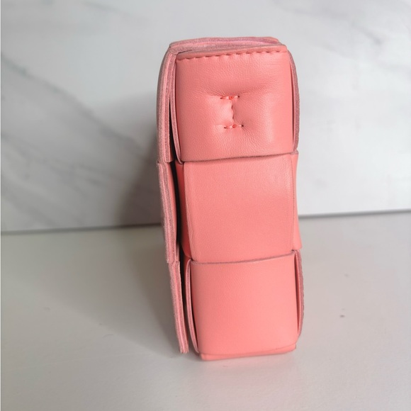 BOTTEGA VENETA Small Pink Cassette Crossbody Bag - Picture 2 of 9